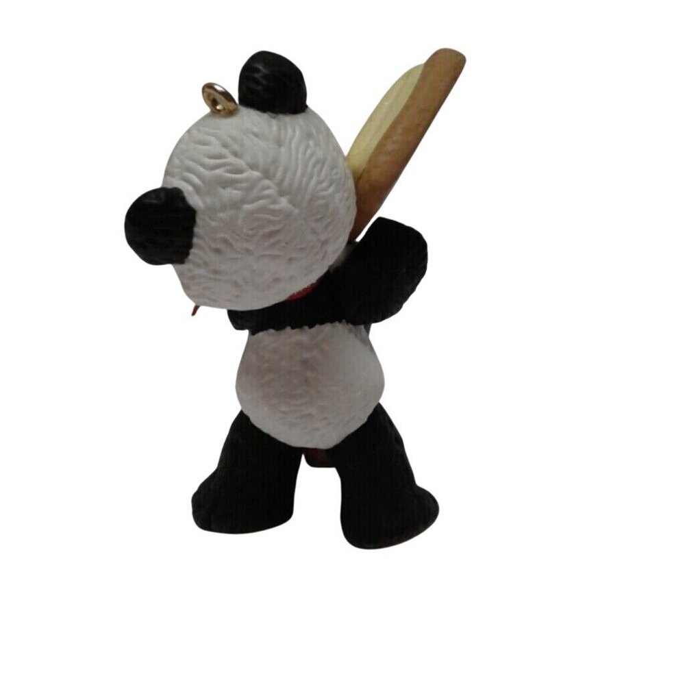 Hallmark 1997 Keepsake Ornament Childs 4th Christmas Panda Bear With Stocking Co - Picture 3 of 7